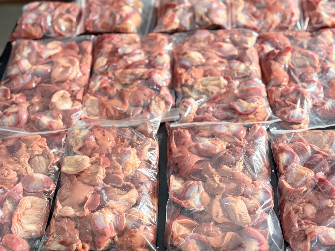 Gésier foie de poulet 3500 et 4000 kg